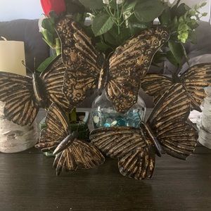 Home decor & Metal butterfly wall piece